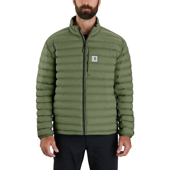 NEW CARHARTT Relaxed Fit Insulated Jacket in green for men 725 8m4 - Picture 3 of 3